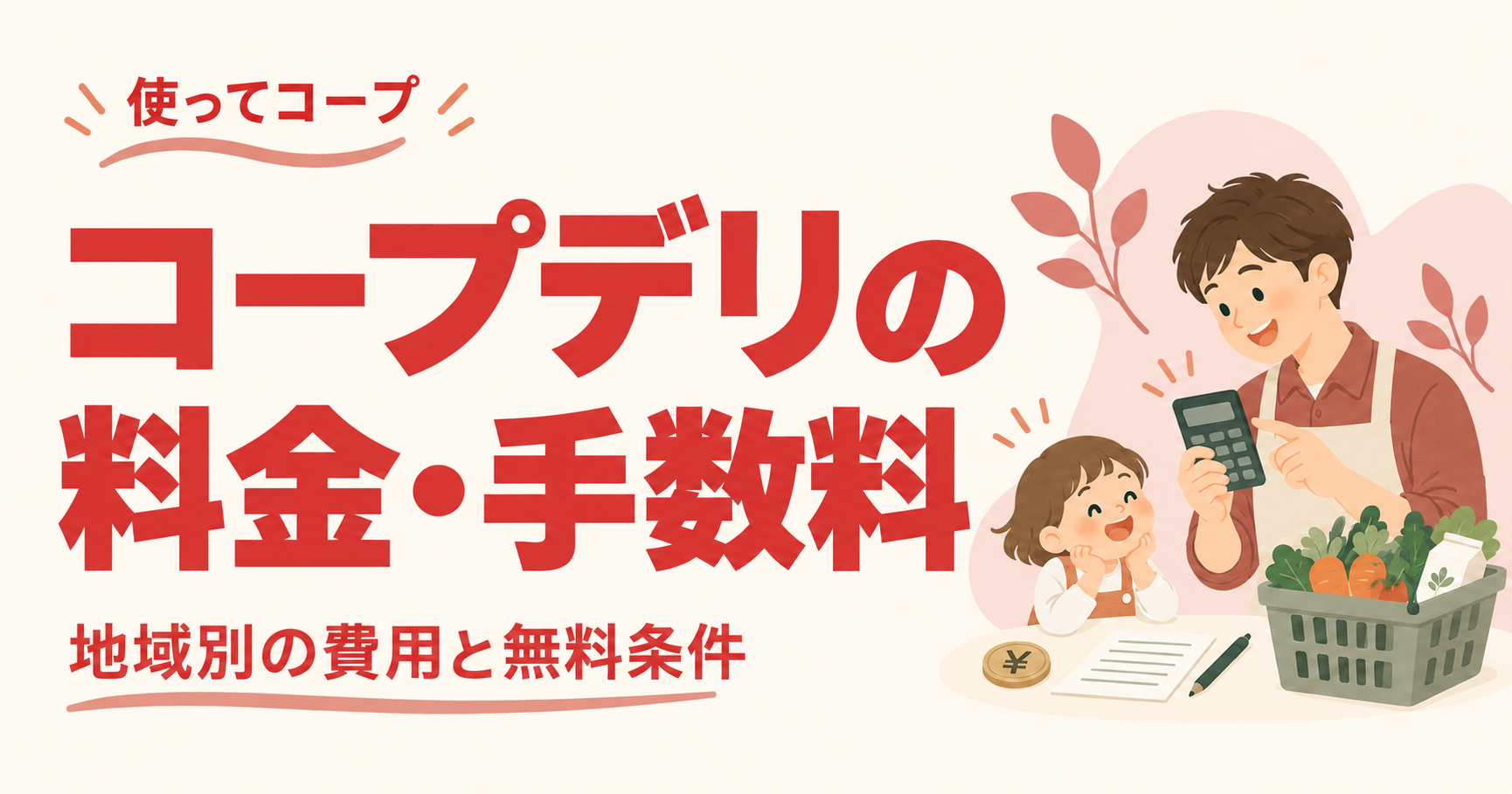パパ目線で紹介するコープデリの料金・手数料